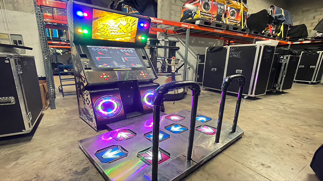 Dance Dance Revolution DDR arcade game for rent in Florida