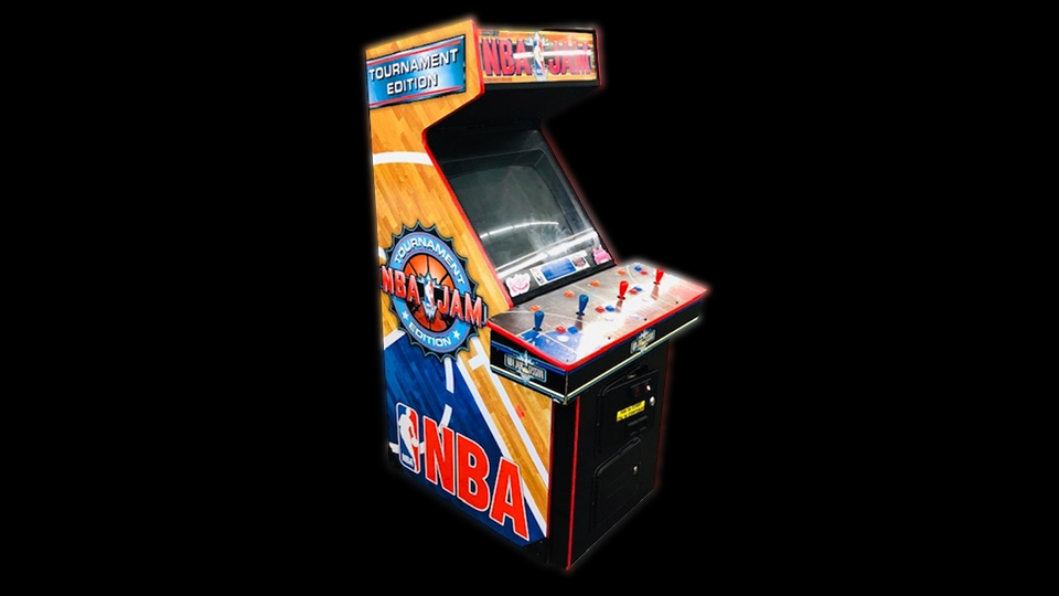 NBA JAM 1990s iconic arcade game rental