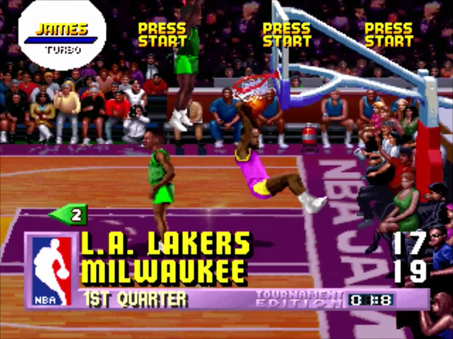NBAJAM 1990s classic arcade game rental